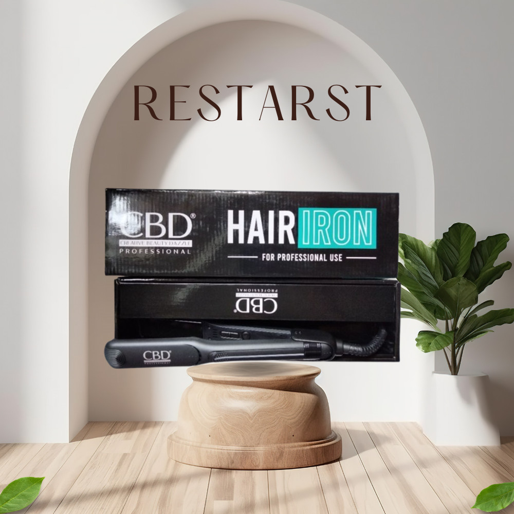 CBD Catok Rambut Hair Iron Ceramic Coating plate / Catokan Rambut re-start store