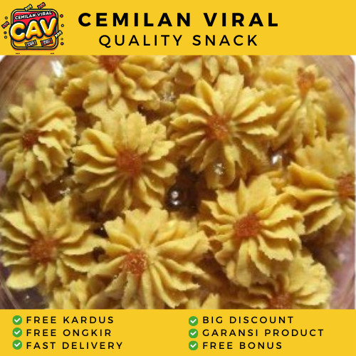 

CAV NASTAR MAWAR 250g Kue Lebaran Kue Kering Kue Semprit Nanas Kue Mawar Kue Cemilan Lebaran