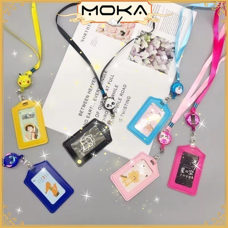 

MOKA GANTUNGAN TALI KARTU AKSES KANTOR MRT BUSWAY / LANYARD CARD RETRACABLE KARAKTER MKL20