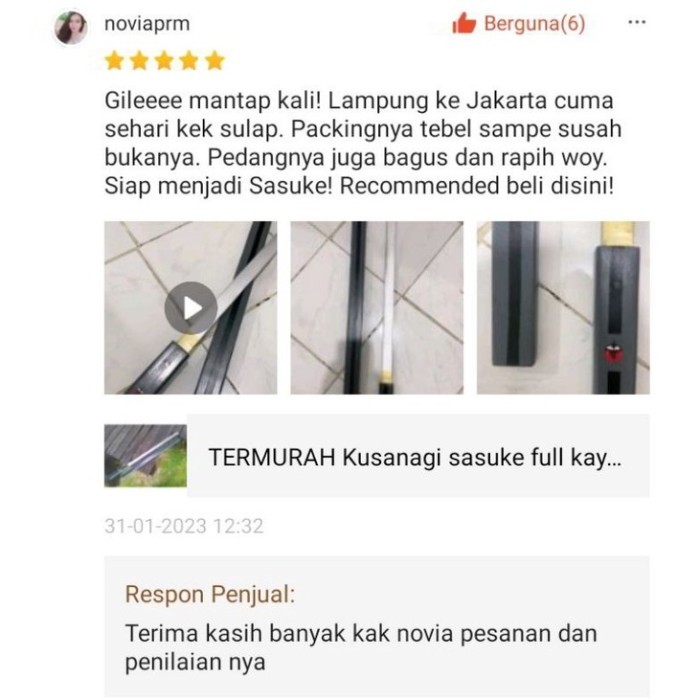 Kusanagi sasuke mainan full kayu katana untuk Cosplay