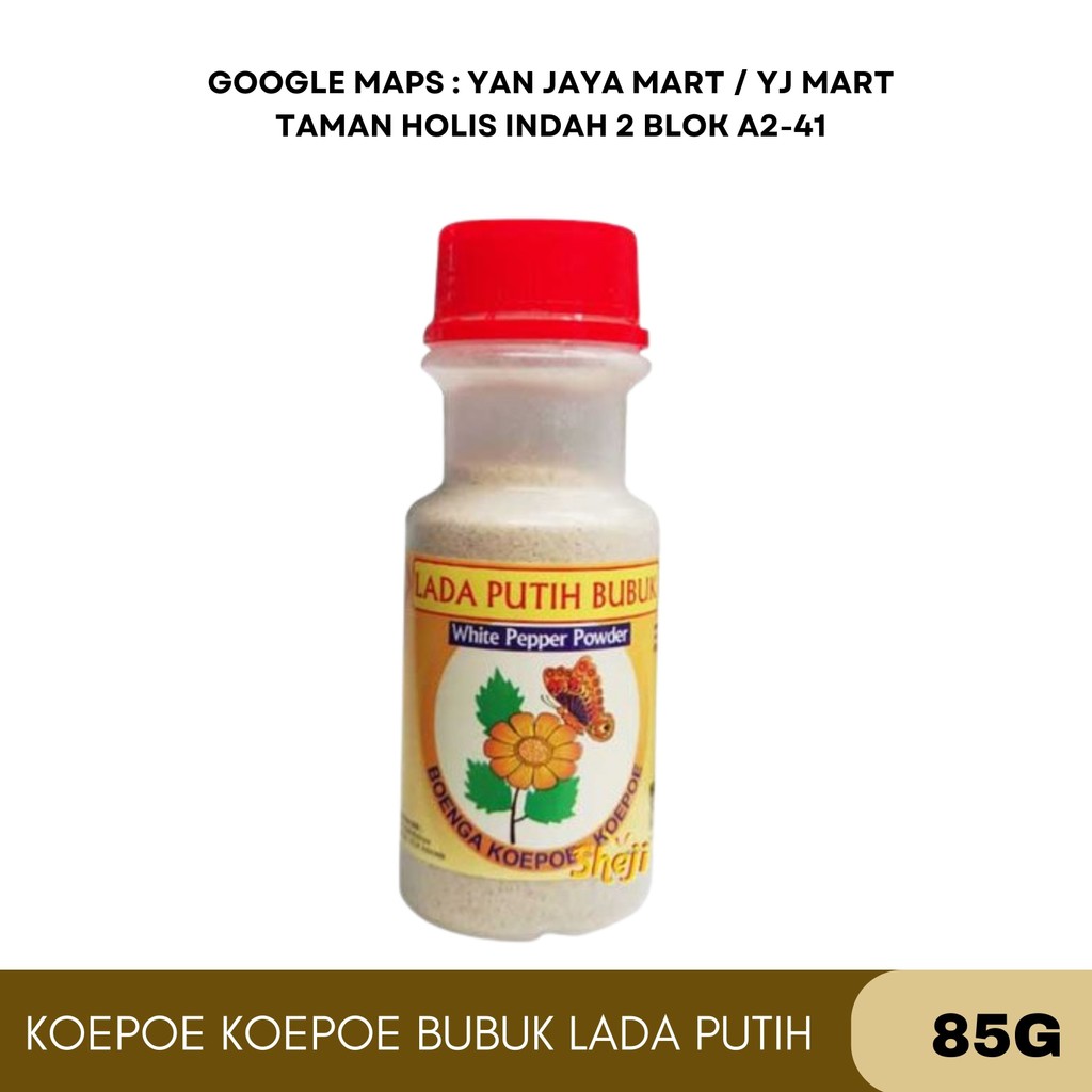 

Koepoe Koepoe / Kupu Kupu /Garlic Flavor/ Lada Hitam /Putih/ Cabe Bubuk