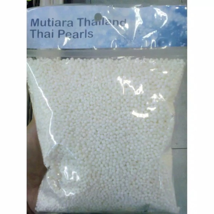 

Sagu Mutiara Thailand Halal Thai Pearls 250 gr