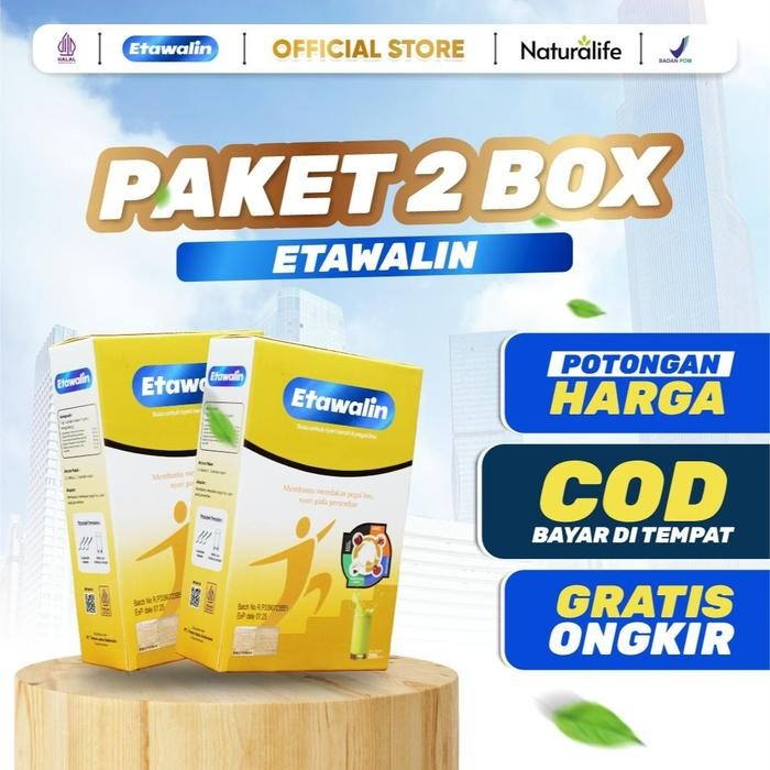 

MM [PROMO] PAKET 2 BOX Susu Etawalin | Original Resmi Etawalin | BPOM | Minuman Susu Bubuk Dairy Milk | Susu Kambing Etawa - 2 BOX ETAWALIN