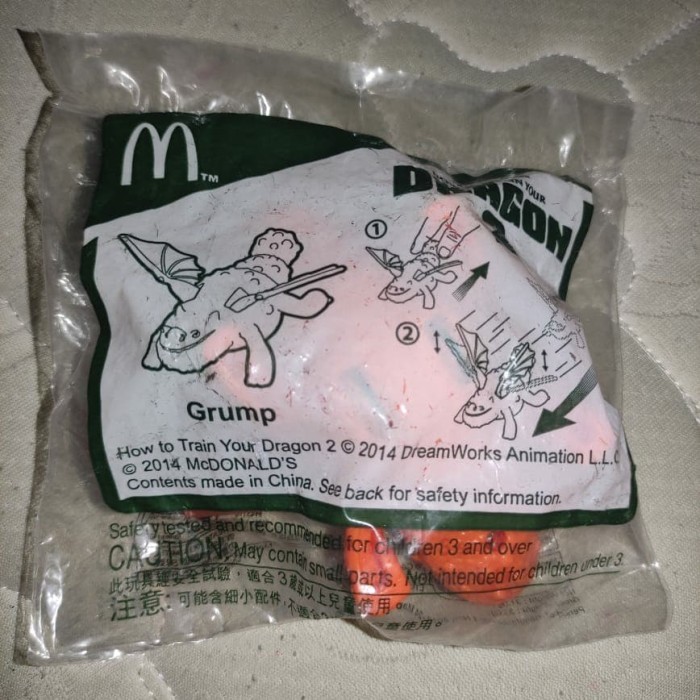 KY562 Grump - How To Train Your Dragon 2 - Happy Meal Mc Donalds Mcd