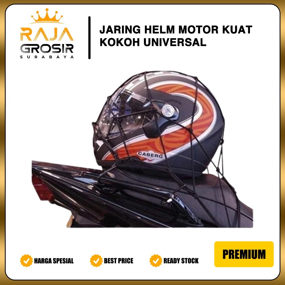 XOJINSHOP Jaring Helm Barang GOJEK GRAB Bagasi Motor Murah Berkualitas UNIVERSAL Raja Grosir Surabay