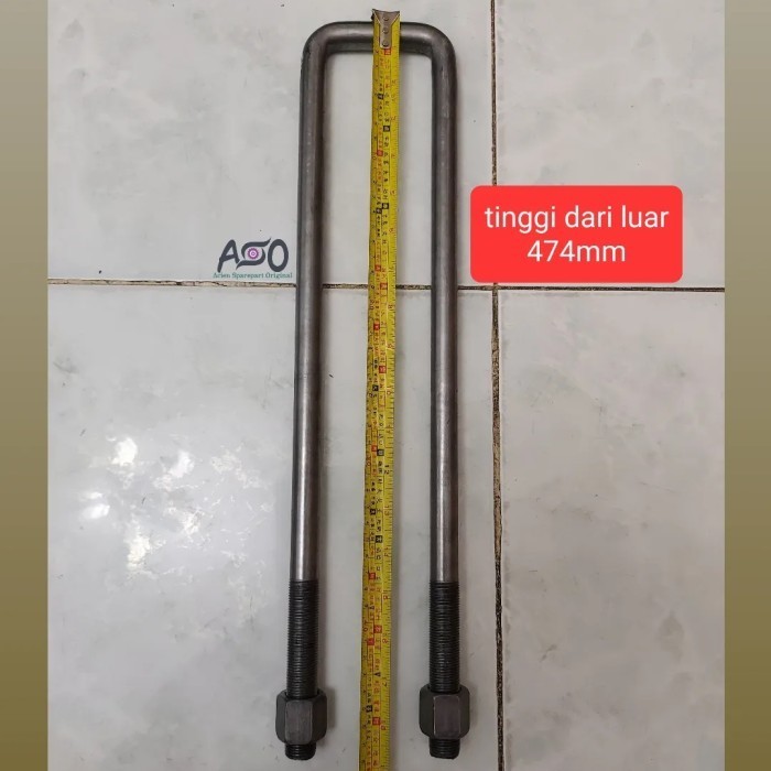Ready COD U Bolt U-bolt Begel Begol Per Belakang Fuso Canter PS125 PS136