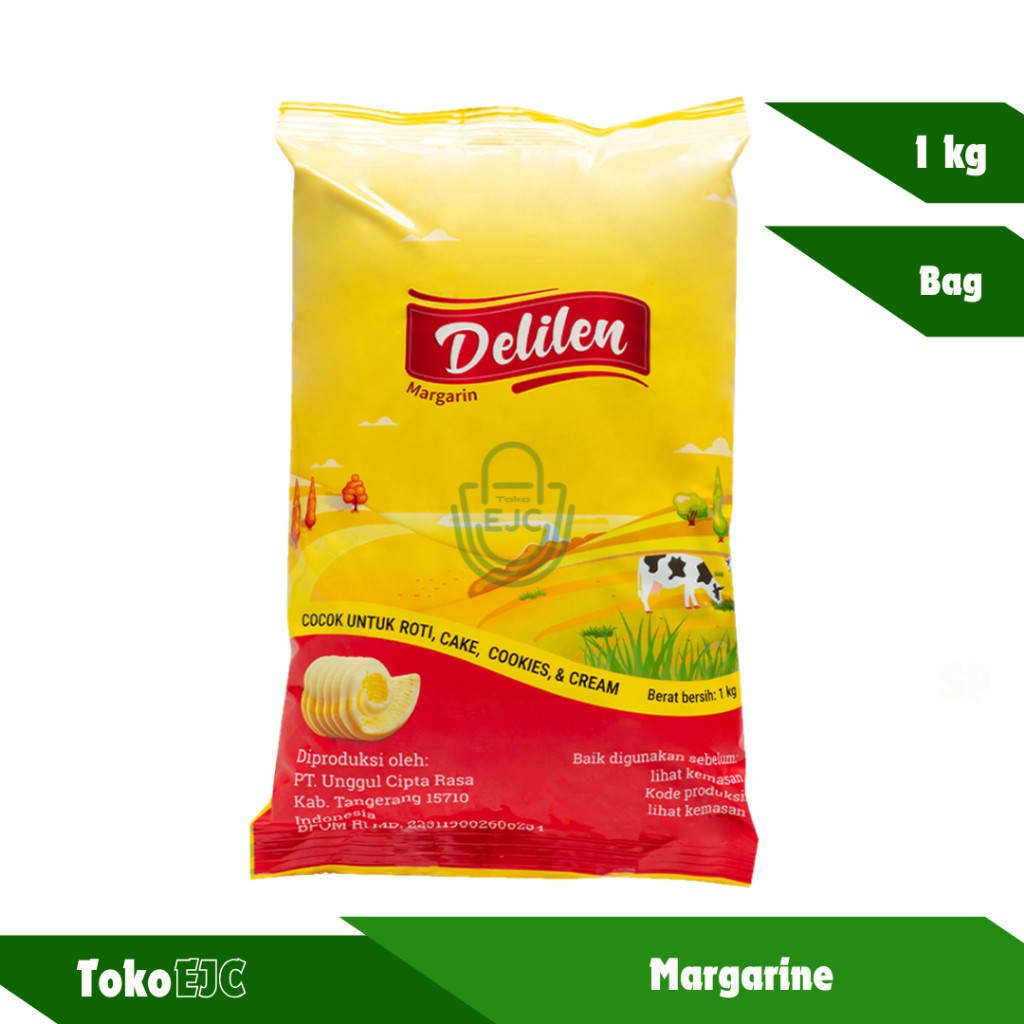 

[EJC] Delilen margarine cocok untuk roti,cake, cookies&cream 1kg bag