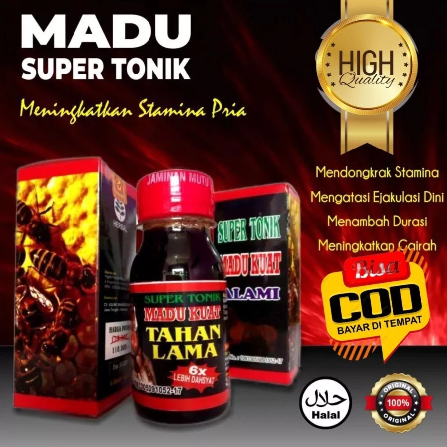 

Madu Kuat Pria Tahan Lama | Jamu Herbal Stamina Panjang Besar Anti Ejakulasi Dini Impotensi