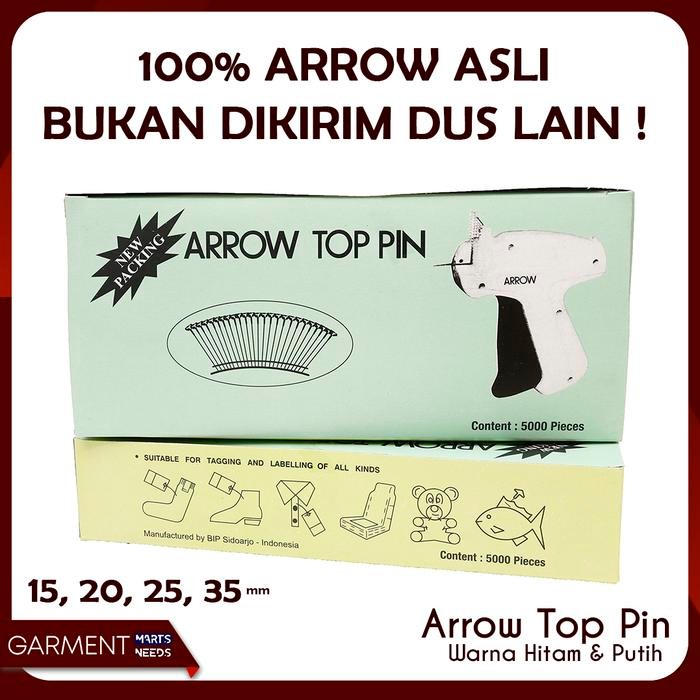 

Arrow Top Pin Tag Pin Isi Refill Tag Gun - 15, Putih