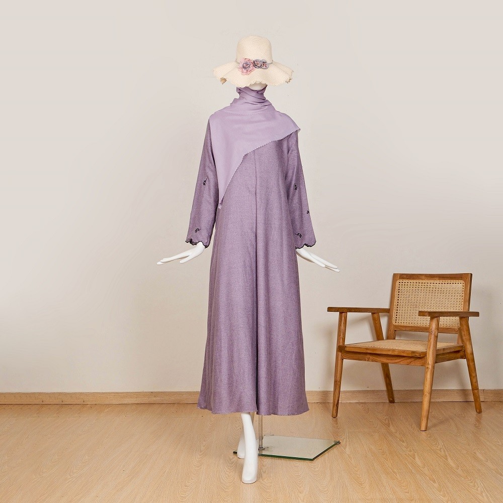 ORIGINAL Le Khari Renata Gamis Bordir Gamis Katun Madinah Gamis Busui Size S - XL 2025