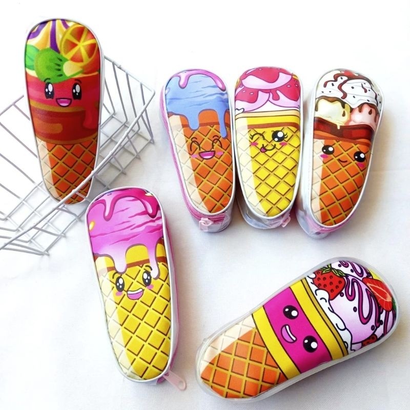 

( Grosir) 12pcs Tempat Pensil Unik / Tepak Souvenir Ultah Free Plastik