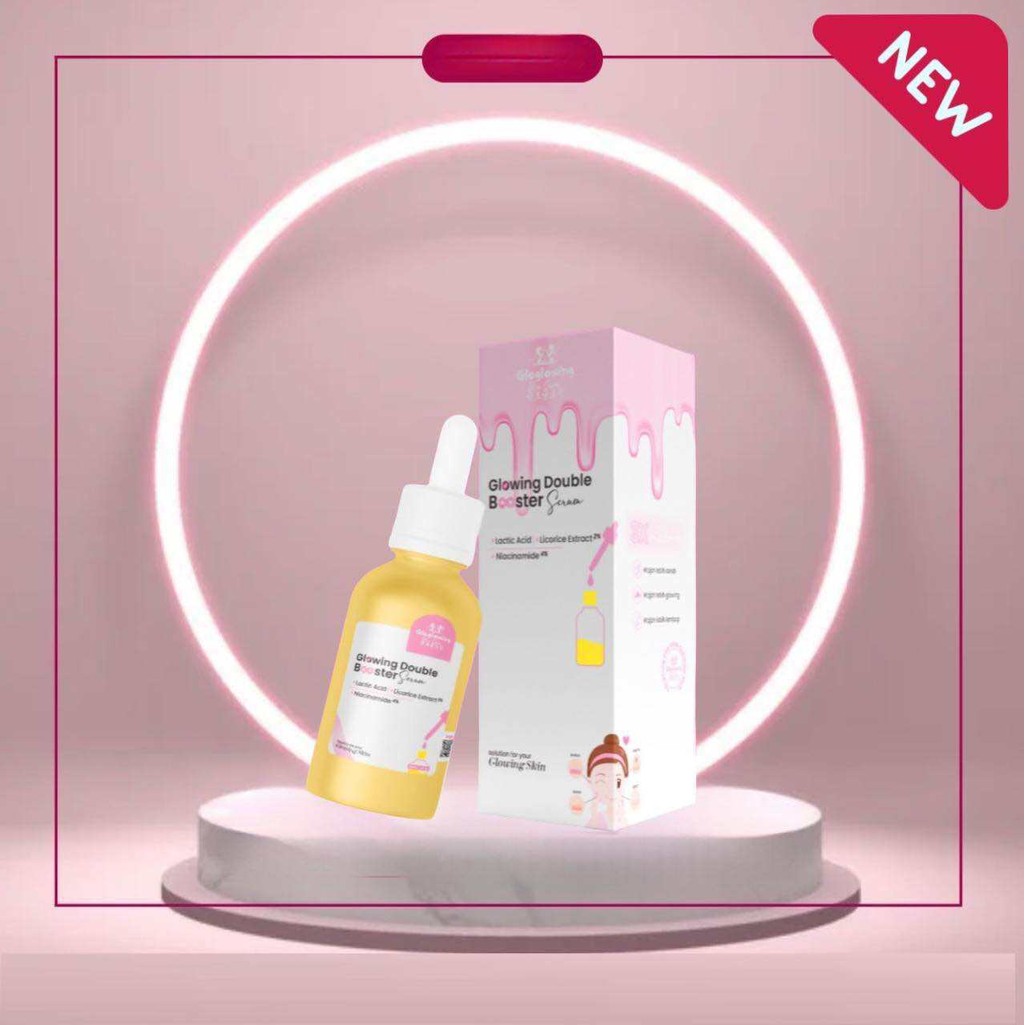 Gloglowing Skincare Serum Double Glowing Kinclong 10g Bpom