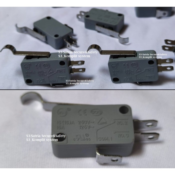 Microswitch Limit Micro Switch mikro mikrolimit bengkok lengkung