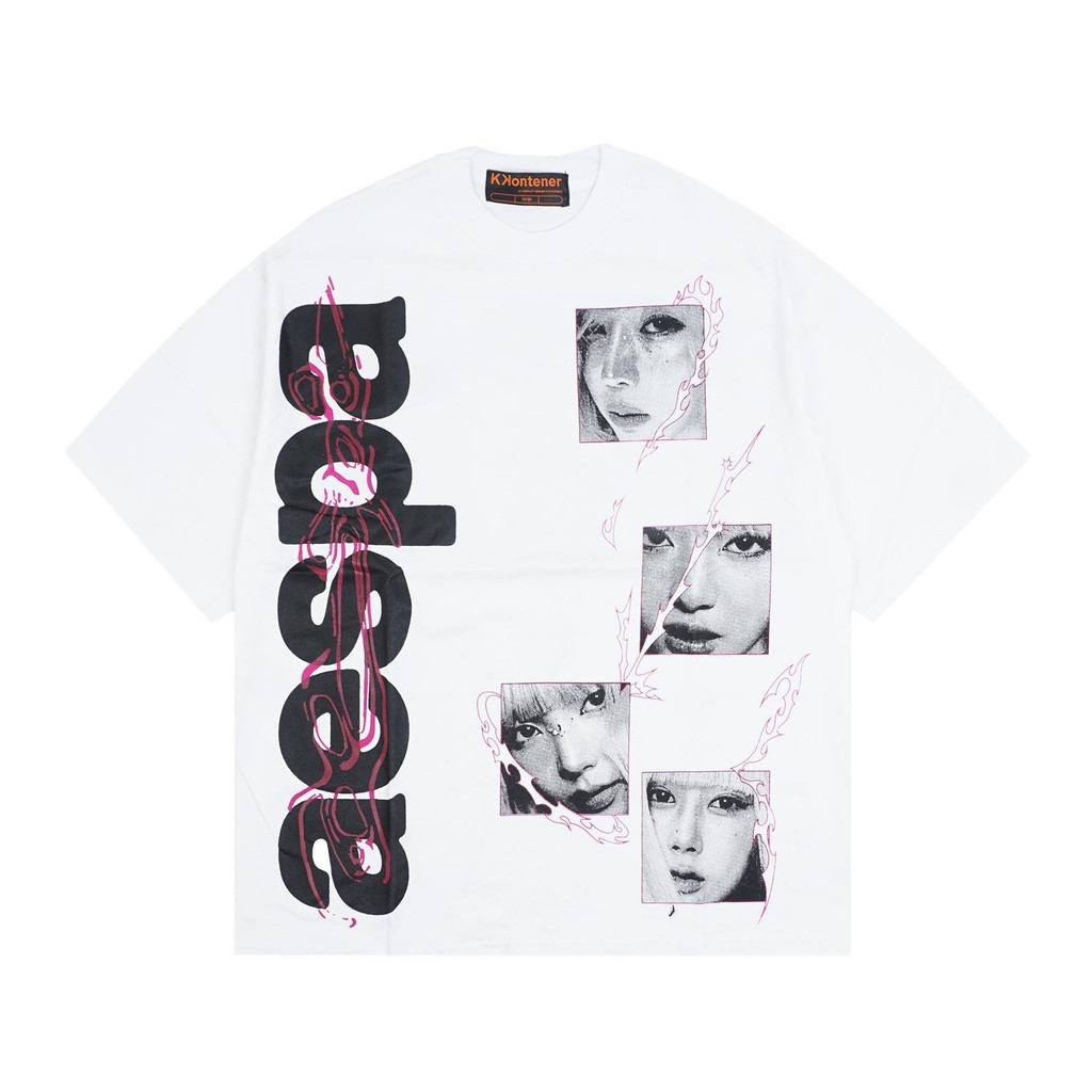 KKONTENER AESPA "ARMAGEDDON" OVERSIZE TSHIRT WHITE - Official Merchandise