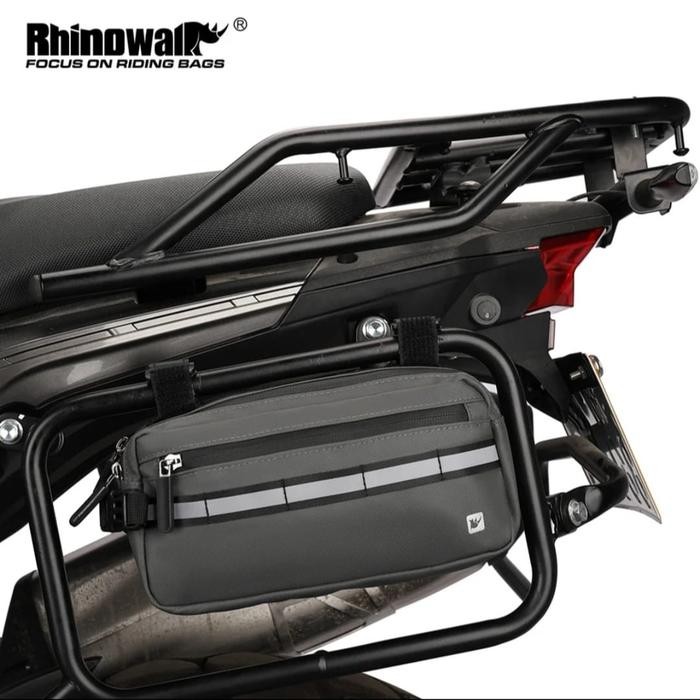 Tas Motor Touring Waterproof Rhinowalk X20990 tas Bemper samping & belakang anti air - Grey