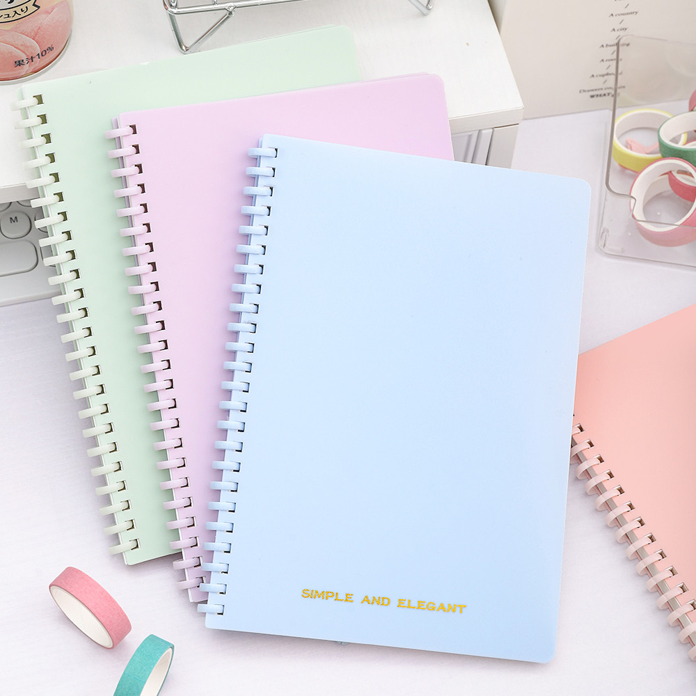

1 Pack Lined Paper Notebook 5.8 x 8.2 Inches College Ruled Spiral Notebook with tear line Journal for School, Office, Artist Wri