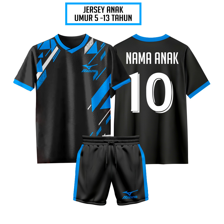JERSEY BOLA ANAK GRATIS NAMA DAN NOMOR Kaos Anak bola sablon nama nomor Jersey Anak Custom Nama Baju