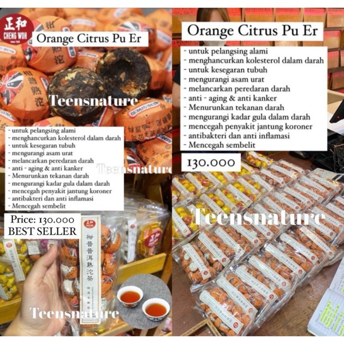 

Orange Citrus Puer PENANG READY STOCK