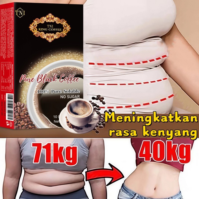 

TNI KING Kopi Hitam Karnitin Kopi Diet Pelangsing Penurun Berat Badan Ampuh Kopi Hitam Minuman Penurun Berat Badan Kopi Kolagen Black