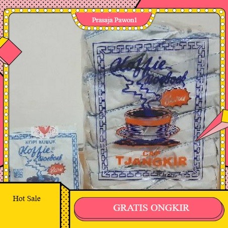 

【PAWON1】 SALE!! Kopi bubuk cap Tjangkir Podorejo 1 pak isi 10 pcs @100 g