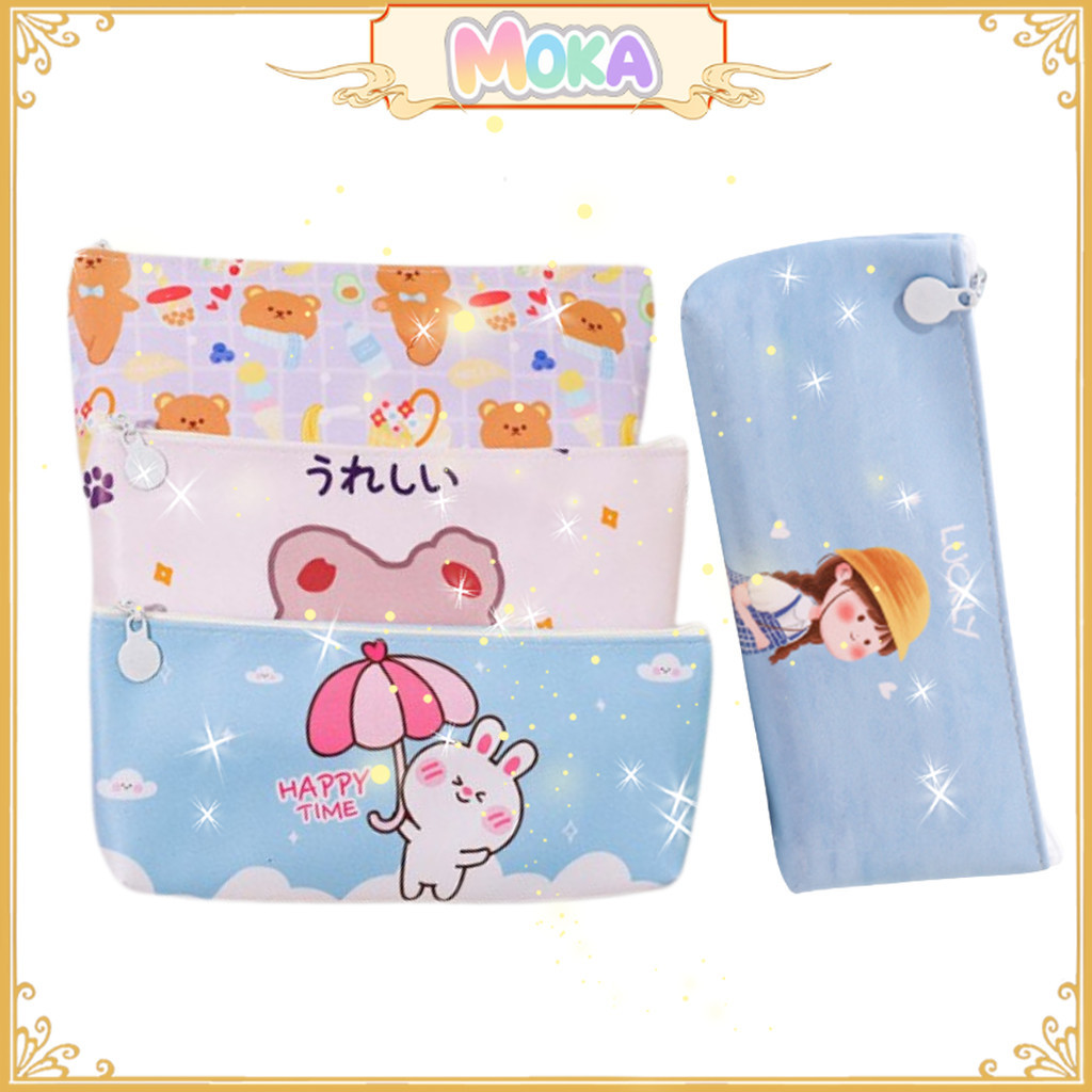 

MOKA KOTAK PENSIL MOTIF KARTUN LUCU UNIK / KOTAK PULPEN / TEMPAT ALAT TULIS IMPORT TERMURAH MKA59