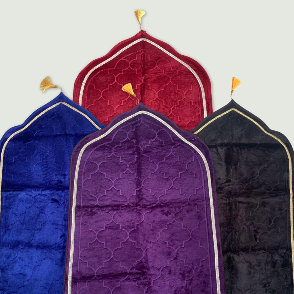 SAJADAH KUBAH TURKI DEWASA TEBAL / SAJADAH KUBAH POLOS JUMBO PREMIUM