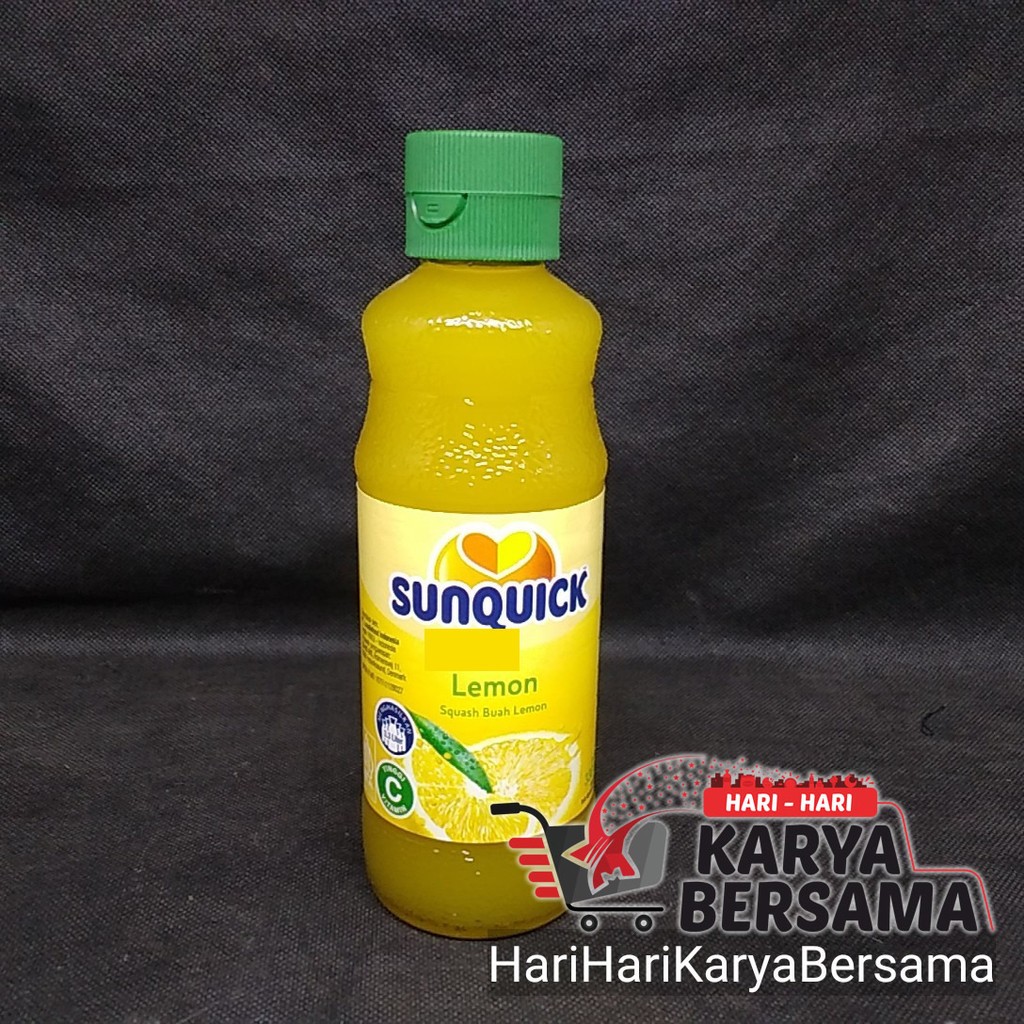 

MINUMAN JUICE JUS SIRUP SUNQUICK SUN QUICK LEMON BOTOL 330ML