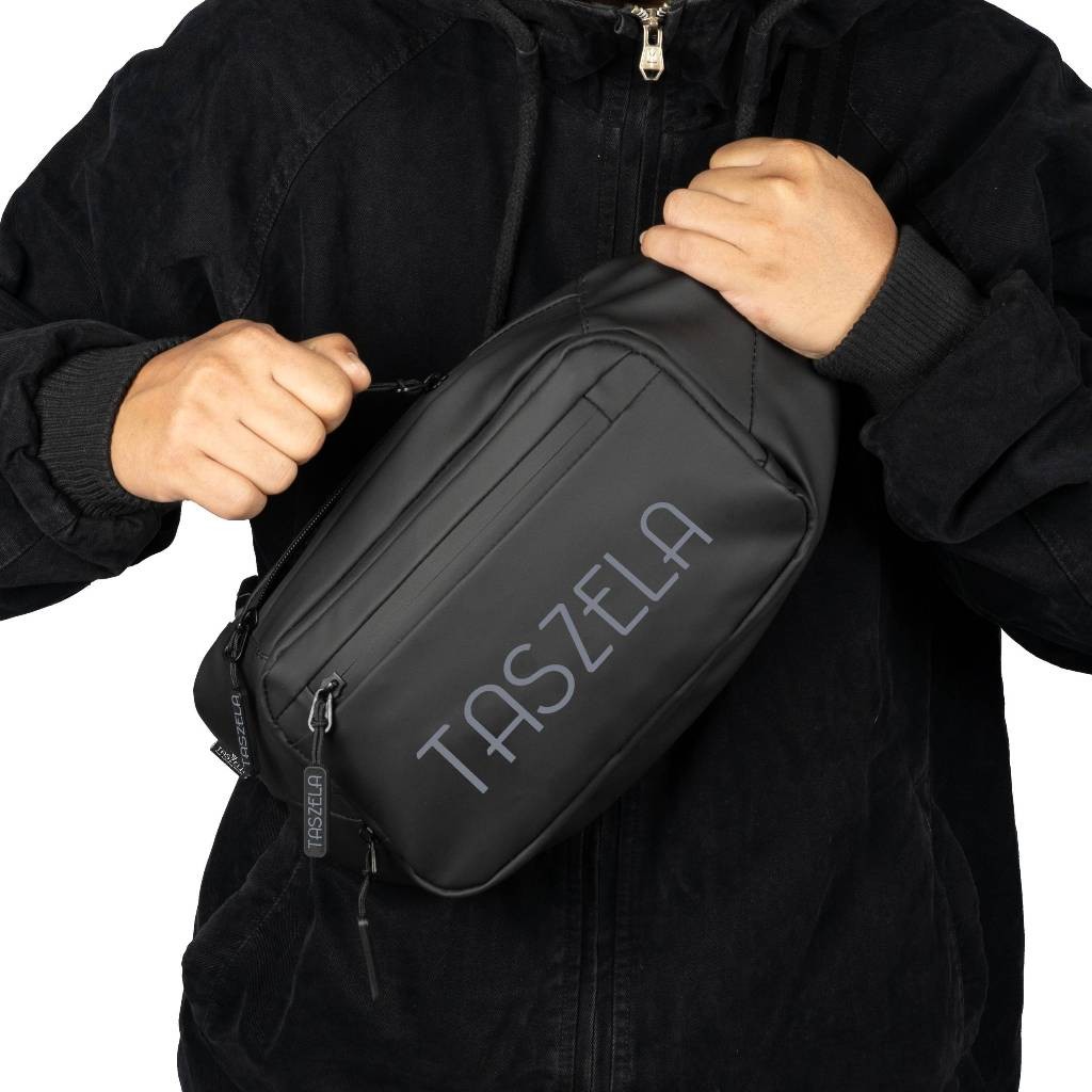 FASWEFA_SHOP  Taszela | Tas Pinggang Pria Waistbag Waterproof Tas Selempang Bahu Pria DIOR