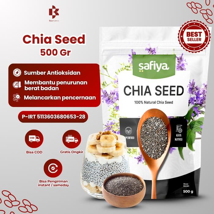 

Sale Chia Seed Origanik 1 Kg Chiaseed Safiya Original - Chiaseed 500 Gram Terlaris