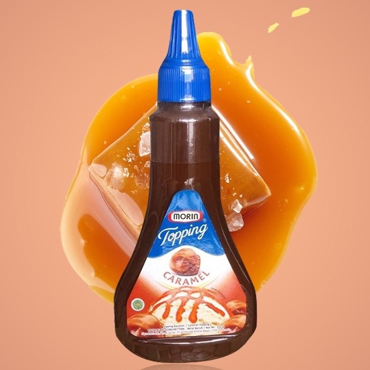 

Morin Topping Caramel 310gr Sauce Syrup Topping Selai Roti Karamel