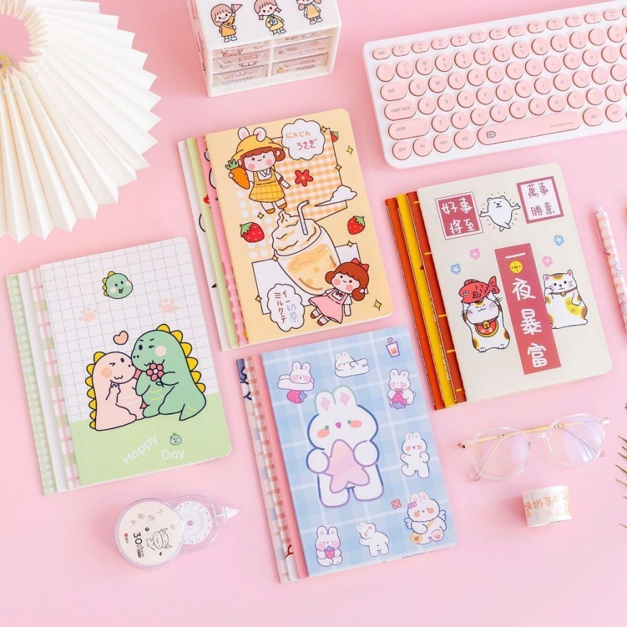 

Aimilo Notebook A5 Buku Tulis Diary Jurnal Buku Catatan Mini Bergambar