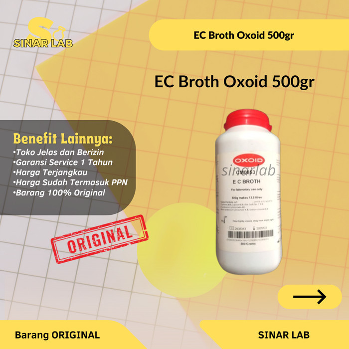 EC Broth Brand Oxoid 500gr