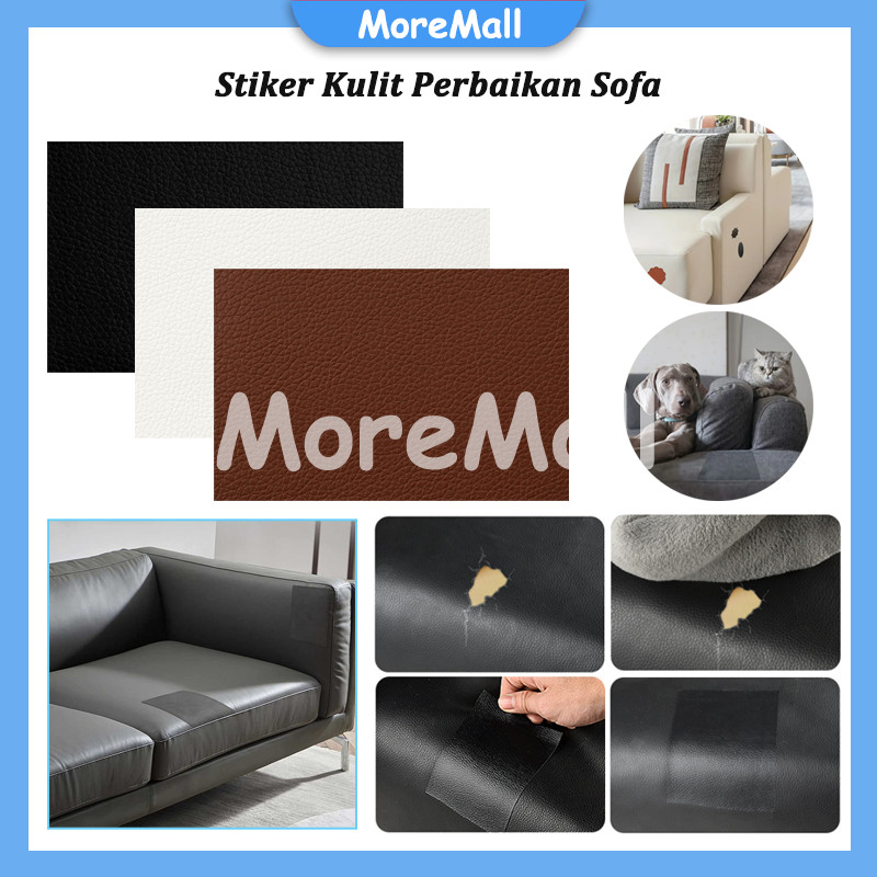 4pcs Kulit Sintetis Tambal Sofa Kursi/Stiker Kulit Perbaikan Sofa