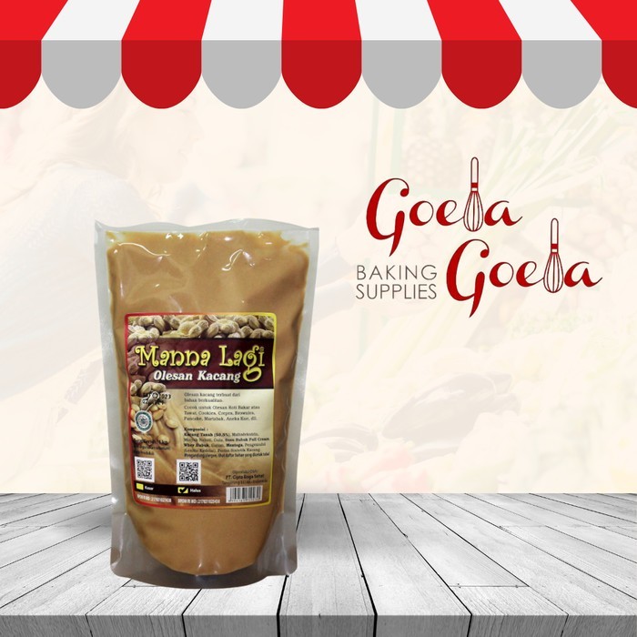 

[New] Selai kacang / atau olesan kacang Mana Lagi 1 kg - Halus