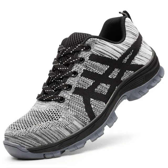 Anti-puncture Safety Shoes Men Work Sneaker Indestructible Protective Shoes Hiking Shoes Anti-smash 