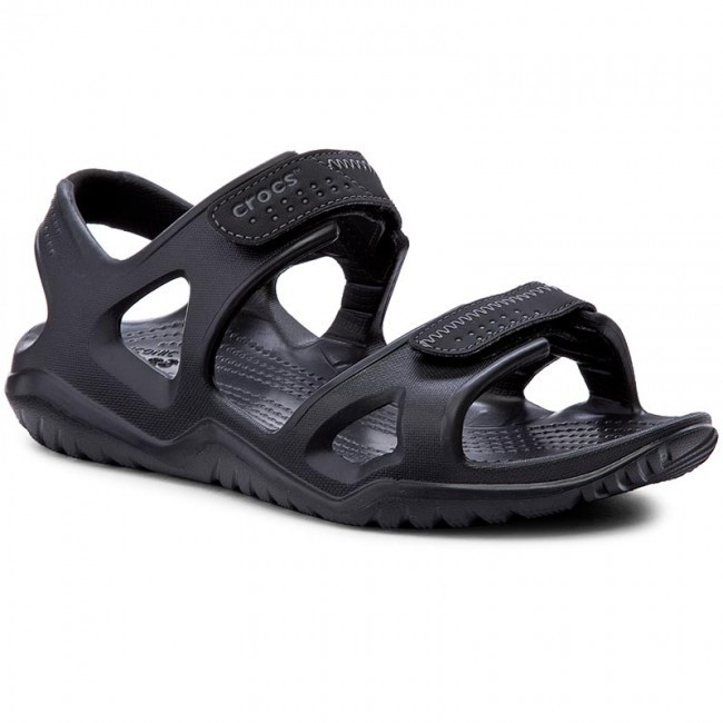 ✨LARIS✨ -Crocs / Sepatu Sandal / Sandal Gunung / Sandal Crocs / Crocs River - HITAM, M7