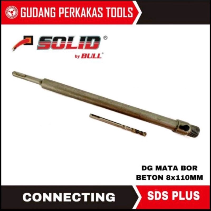 SOLID Connecting shank (sambungan) Hollow core bit SDS PLUS 200mm