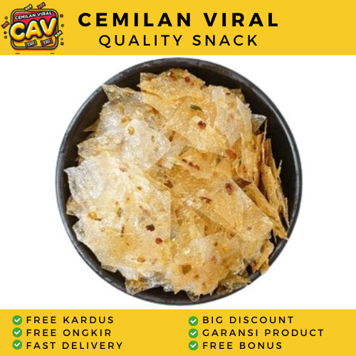 

CAV KERIPIK KACA ASIN DAUN JERUK 100gr Keripik Kaca Pedes Daun Jeruk Keripik Kaca Cabe Ijo Kripca