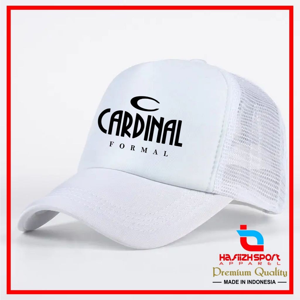 TOPI CARDINAL V.2 / TOPI JARING CARDINAL / TOPI TRUCKER CARDINAL PREMIUM