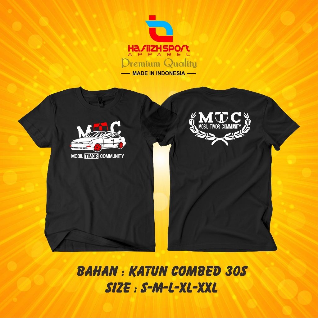 KAOS BAJU MOBIL TIMOR COMMUNITY BAHAN PREMIUM