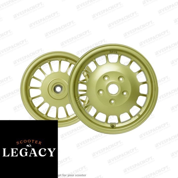 Velg VROSSI Uno Gold Front & Rear Vespa S LX LXV Ring 10"