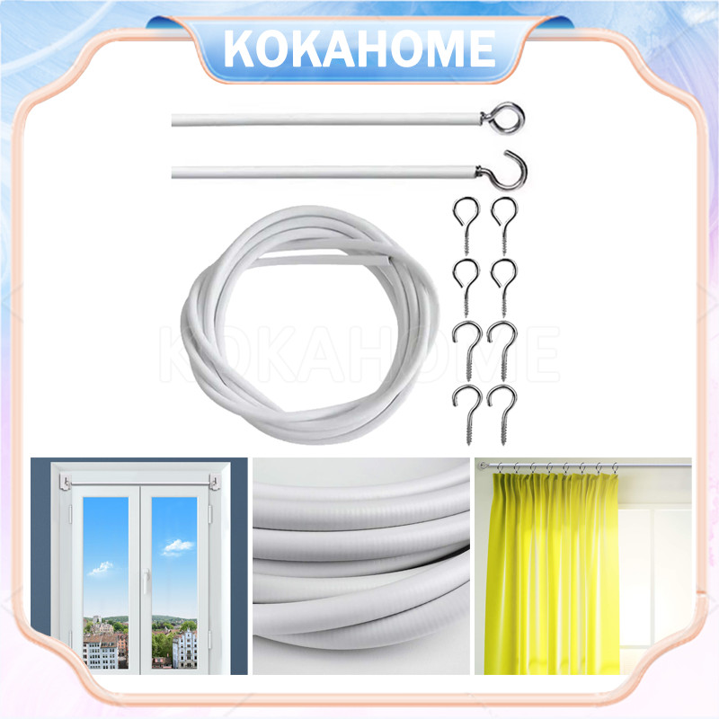 kawat gorden kolong dapur / kawat spiral tirai dapur/kabel kawat spiral gorden