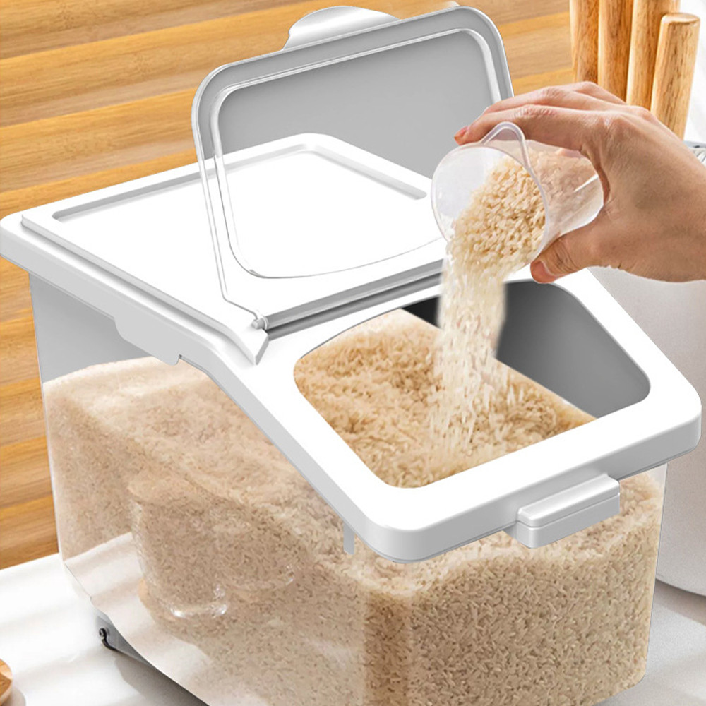 Penyimpanan Beras/Rice Box / Tempat Menyimpan Beras Kotak Penyimpanan Beras Makanan Plastik Kotak Pe