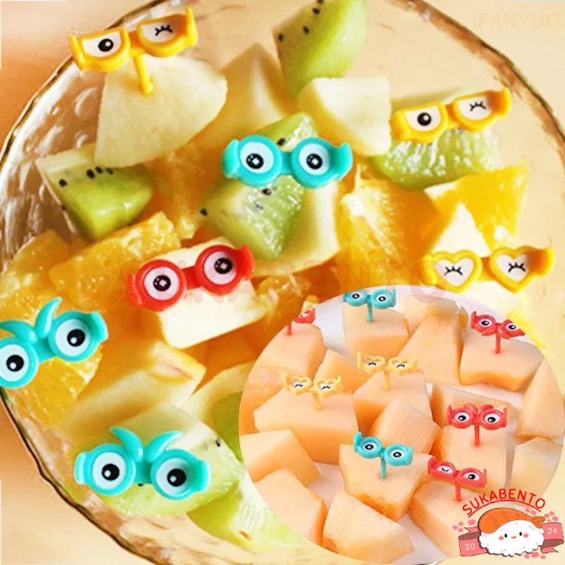 Tusukan Bento Gemoy Karakter Lucu Tusukan Gemoy Jerapah Gajah Mata Tusukan Gemoy Garpu Bento Buah Ku
