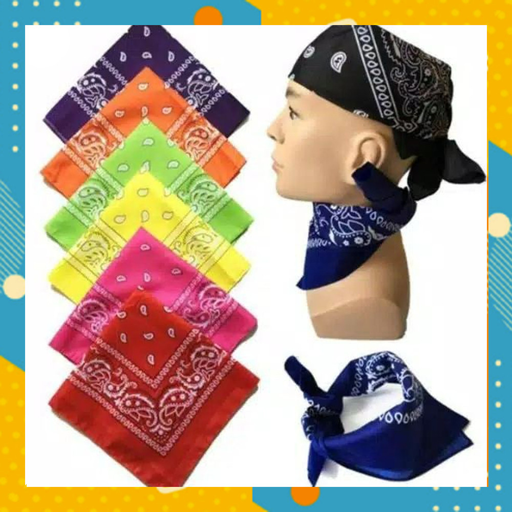 Kain SLAYER BATIK Bandana Masker Motor Penutup Debu Syal Batik Sapu Tangan Topi Motif AP2726C4