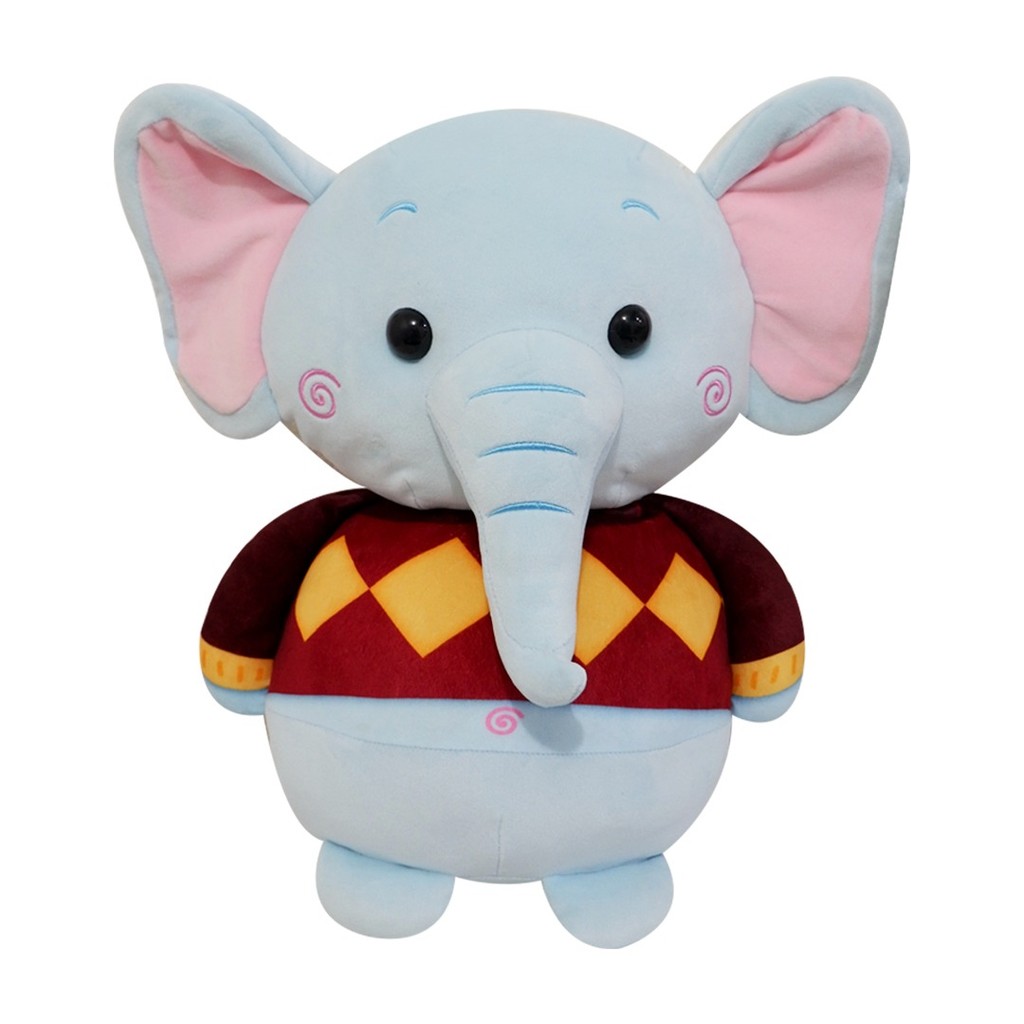 ISTANA BONEKA Gajah Elephant Sit Tam-Tam Soft Blue (warna biru muda)