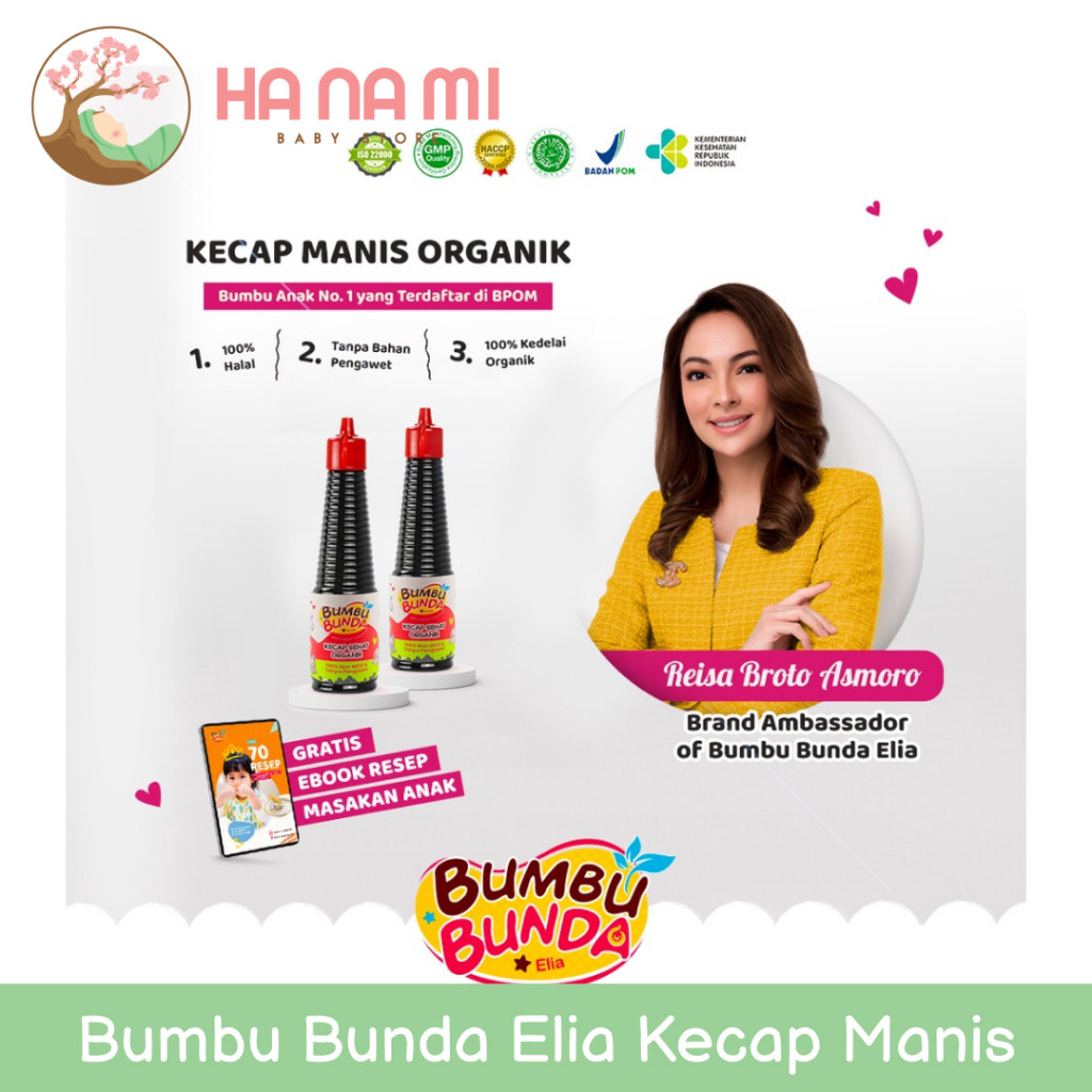 

Bumbu Bunda Elia Kecap Manis Non MSG - Kecap MPASI