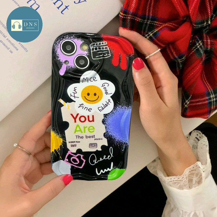 CASE REALME C21Y C25Y C12 C25 C25S CASING HP CURLY MOTIF CUTE