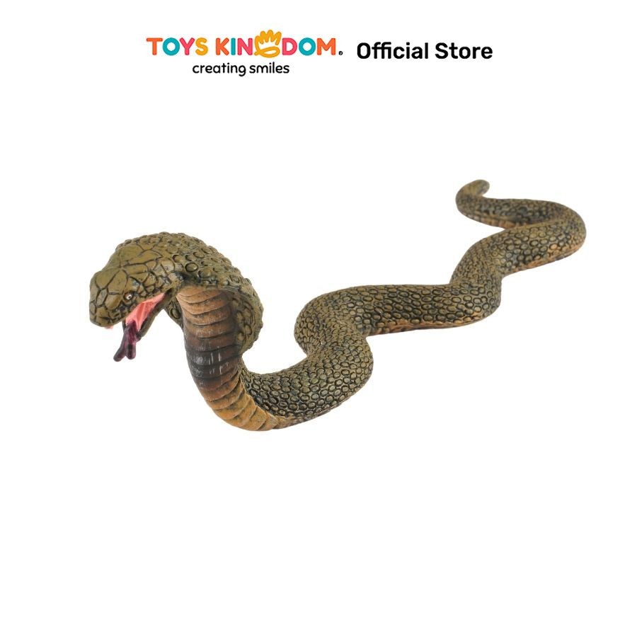 Toys Kingdom Collecta Figure King Cobra 88230 Toys Kids Toy Minifigur Miniatur Hewan Figure Hewan Ma