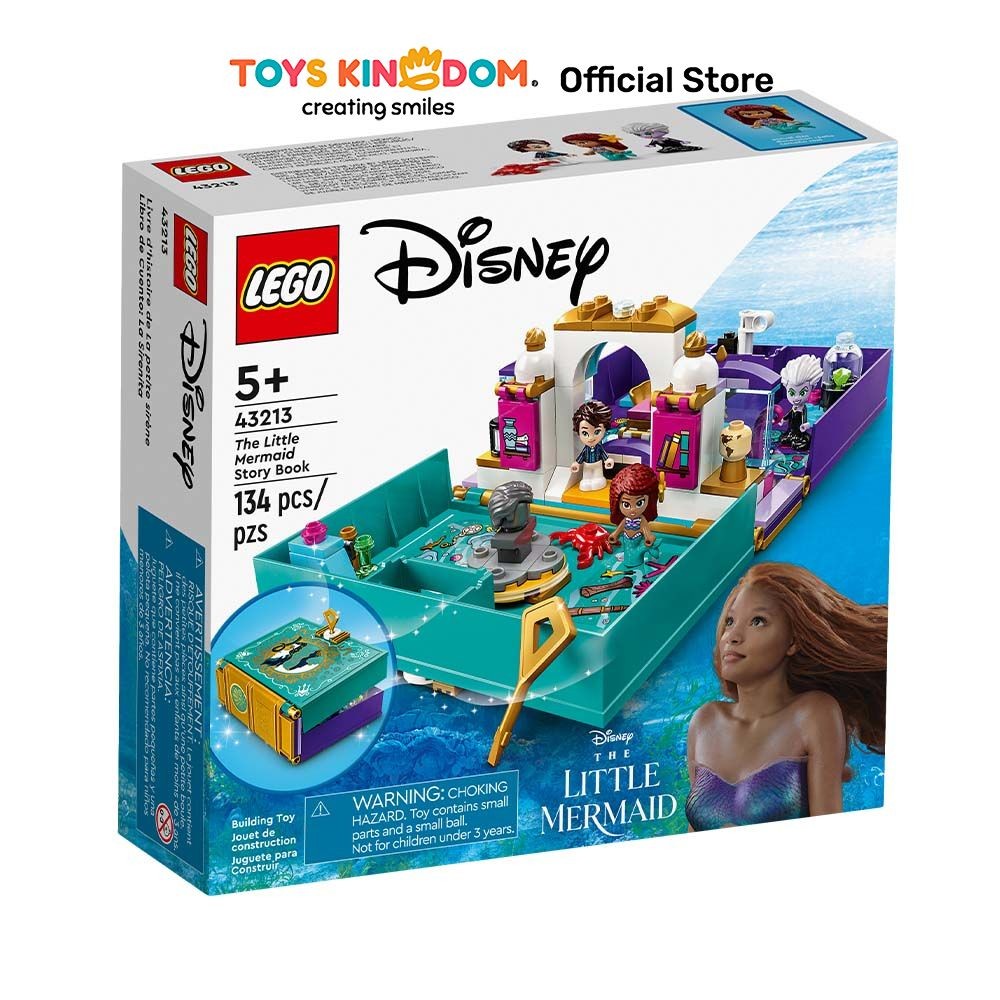 Toys Kingdom Lego Disney The Little Mermaid Story Book 43213 Kids Toy Toys Bricks Set Mainan Menyusu